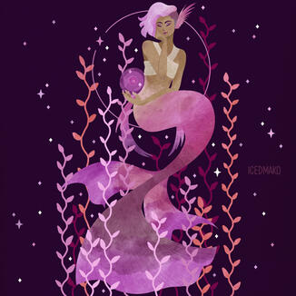 “Agate Fairy Basslet” for Mermay 2019