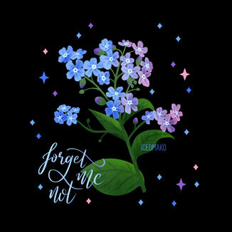 “Forget Me Not” for Bi-Visibility Day 2020